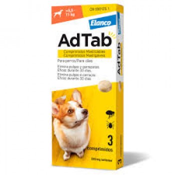 ADTAB Cão Comprimidos p/ pulgas e carraças 5,5-11kg cx3